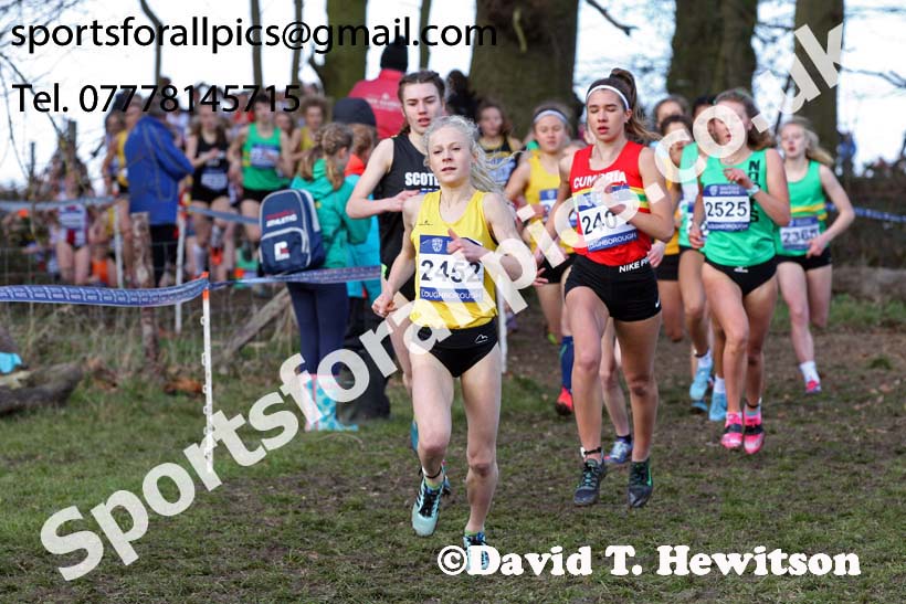 Womens under-20s 2019 British Athletics Inter Counties Cross Country, Prestwood Hall, Loughborough. Photo:  David T. Hewitson/Sports for All Pics